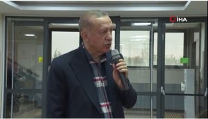 Cumhurbaşkanı Erdoğan, Eti Maden Genel Müdürlüğünün Bandırma Sosyal Tesislerinde, kente