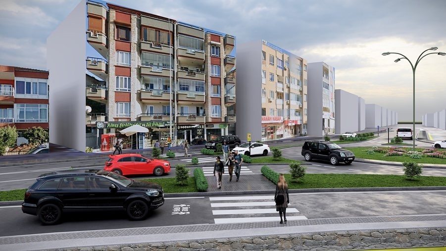 Armutçuk’taki pazaryeri girişine “Akıllı Kavşak”