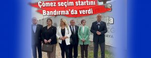 İYİ Parti Genel Başkanı Meral Akşener’in Başdanışmanı Turhan Çömez,  Bandırma’yı ziyaret