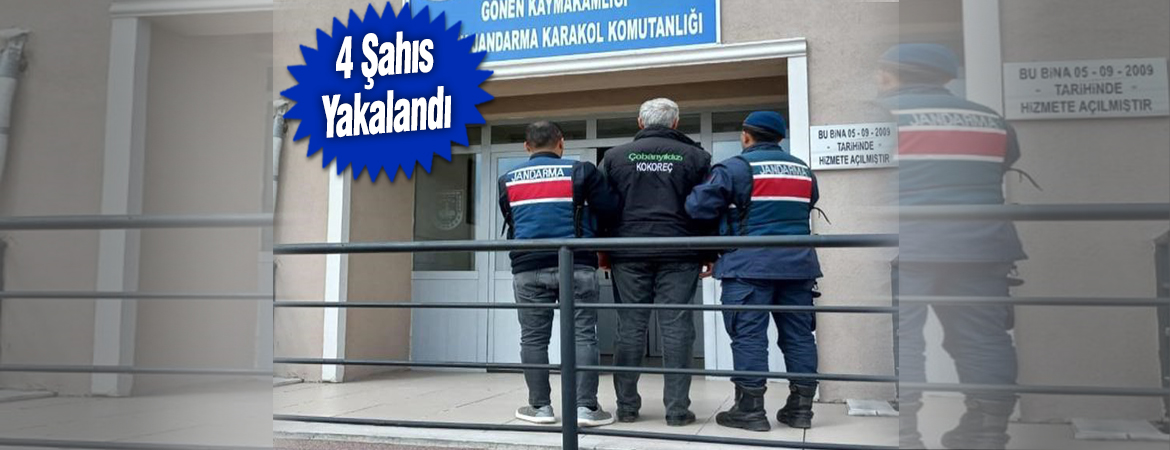 Balıkesir’de Jandarma JASAT ekipleri