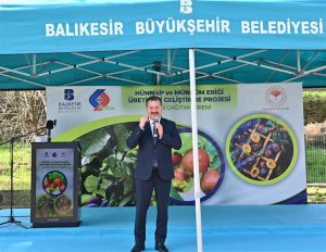 Sındırgı’da 90 dekarlık alanda kapama bahçe uygulaması yapılması amacıyla; 40