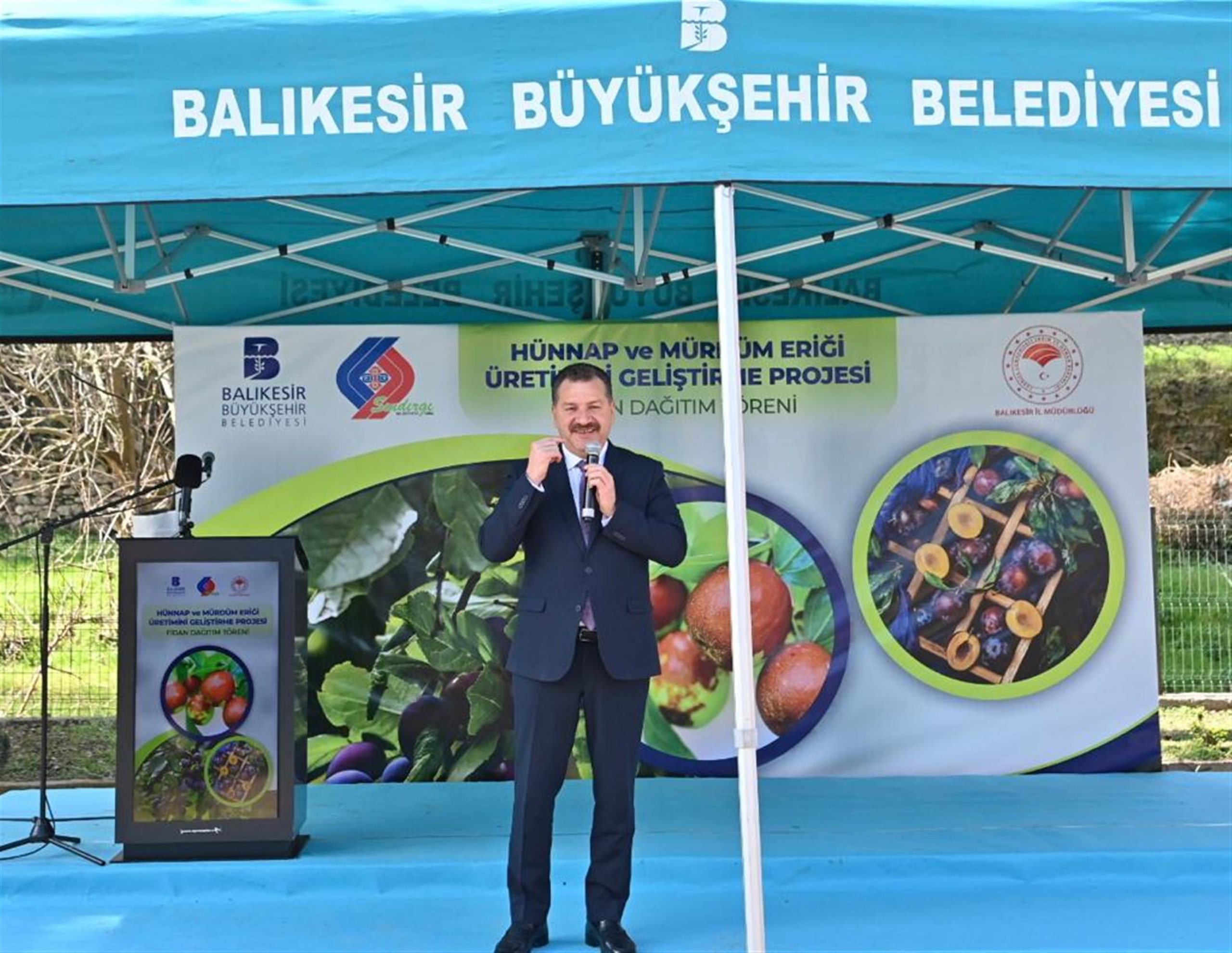 Büyükşehir’den çiftçiye hünnap ve mürdüm eriği desteği