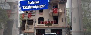 Bandırma’da Kütüphane Haftası dolayısıyla öğrenciler ve depremzedeler Halk Kütüphanesi’ni ziyaret