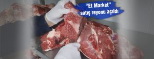 Susurluk Belediyesi “Et Market” satış reyonu ile Ramazan ayında Susurluk