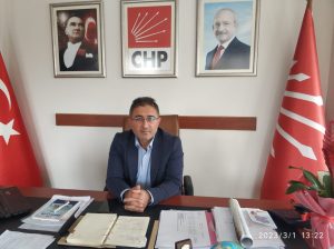 CHP Bandırma İlçe Başkanı Mehmet Atak, Çakıl Mahallesi’nde bulunan hafriyat