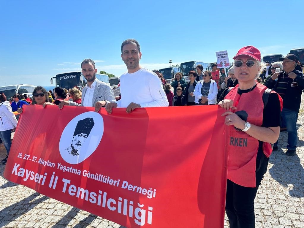 KAYSERİ'DEN  26, 27, 57. ALAYLARI YAŞATMA GÖNÜLLÜLERİ DERNEĞİ İL