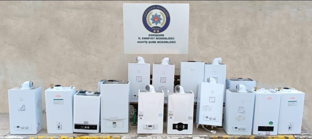 ESKİŞEHİR EMNİYET MÜDÜRLÜĞÜ EKİPLERİNCE FARKLI TARİHLERDE ÇALINAN 16 ADET KOMBİNİN