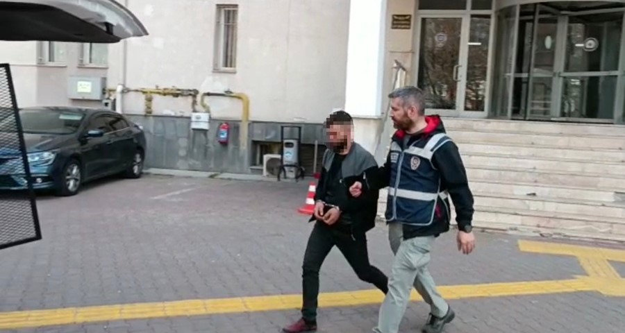 EMNİYETTEKİ İŞLEMLERİ TAMAMLANAN E.C.B., CEZAEVİNE TESLİM EDİLDİ.
