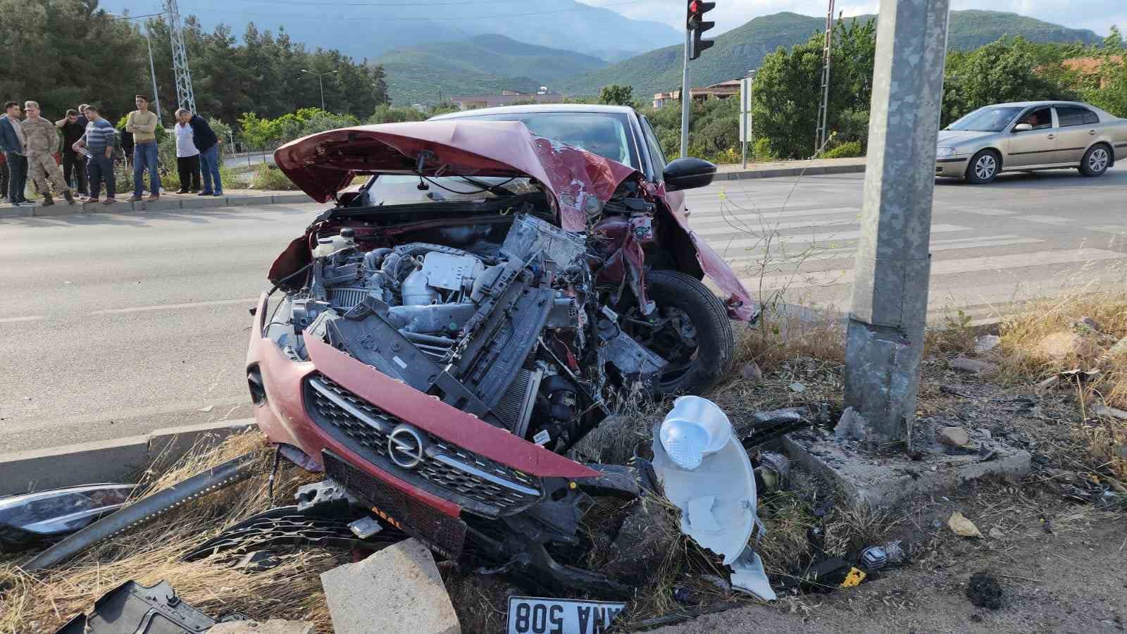 HATAY’IN HASSA İLÇESİNDE 3 GÜN ÖNCE ALINDIĞI ÖĞRENİLEN ARACIN KARIŞTIĞI