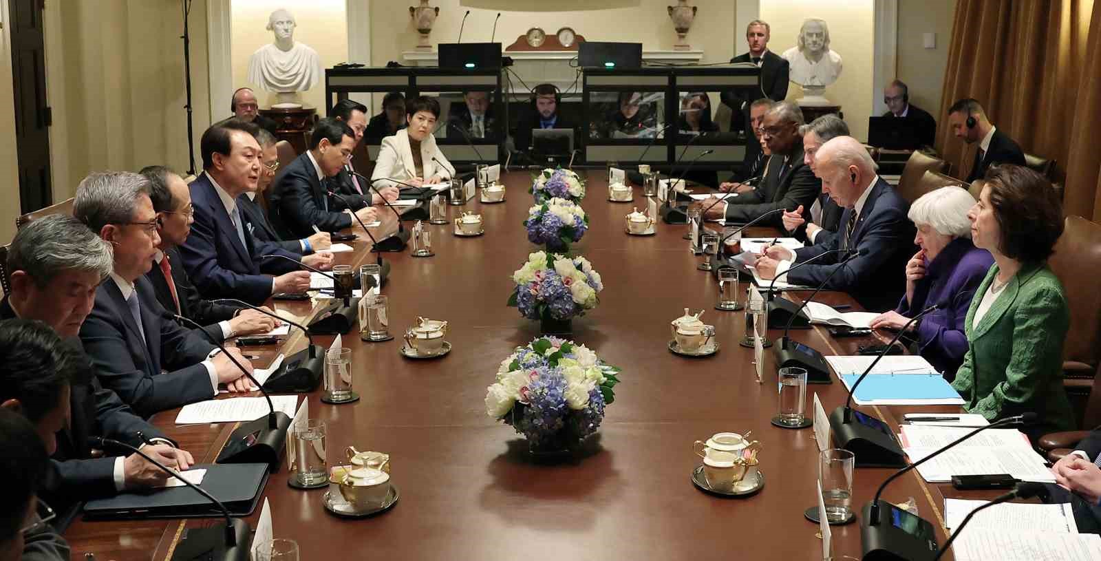 GÜNEY KORE DEVLET BAŞKANI YOON SUK YEOL, RESMİ ZİYARETTE BULUNDUĞU