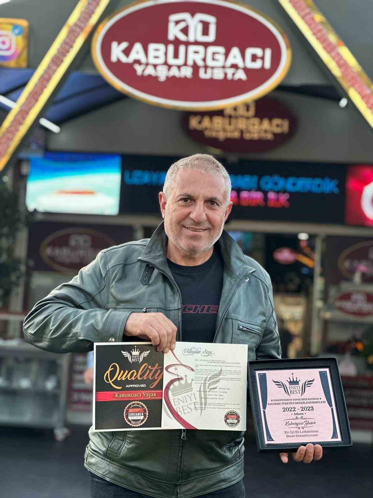 ADANALI KEBAPÇI YAŞAR AYDIN, BAĞIMSIZ TÜKETİCİ DEĞERLENDİRMELERİ SONUCUNDA ‘EN İYİ
