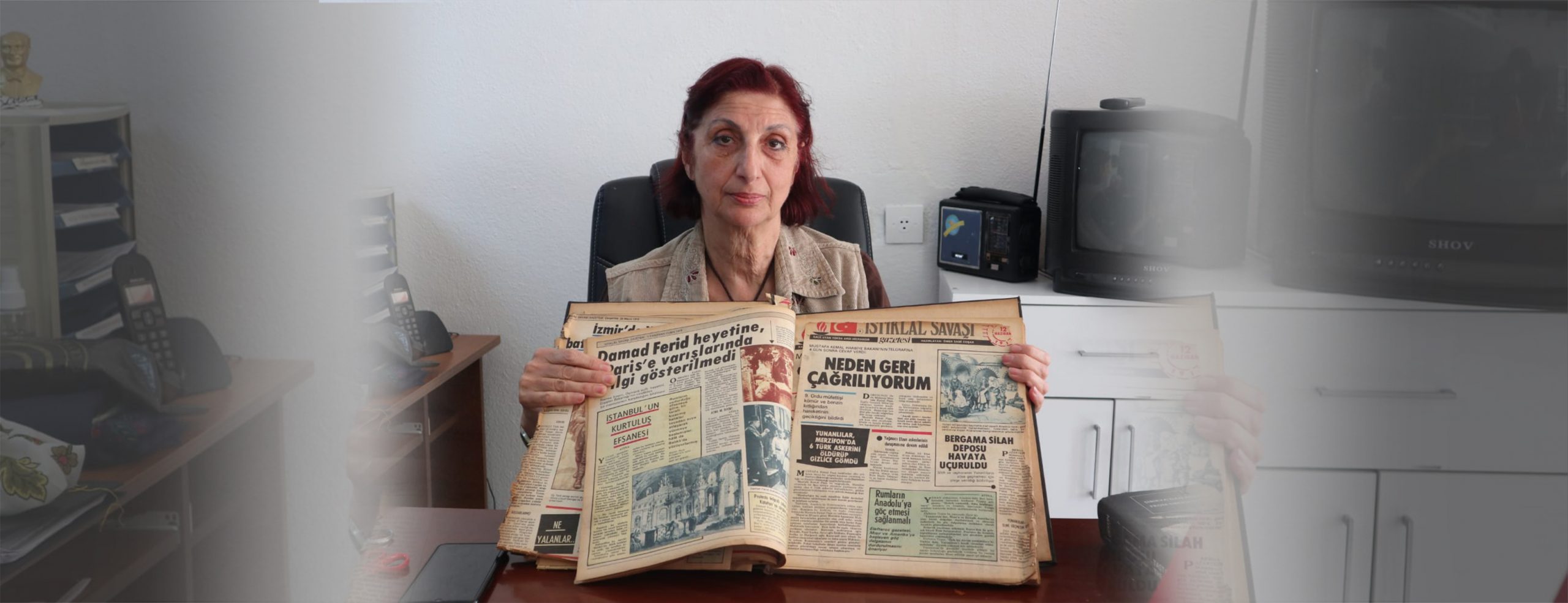Atatürk Düşünce Derneği (ADD), kütüphanesinde 1919 yılında çıkarılan gazeteler korunuyor.