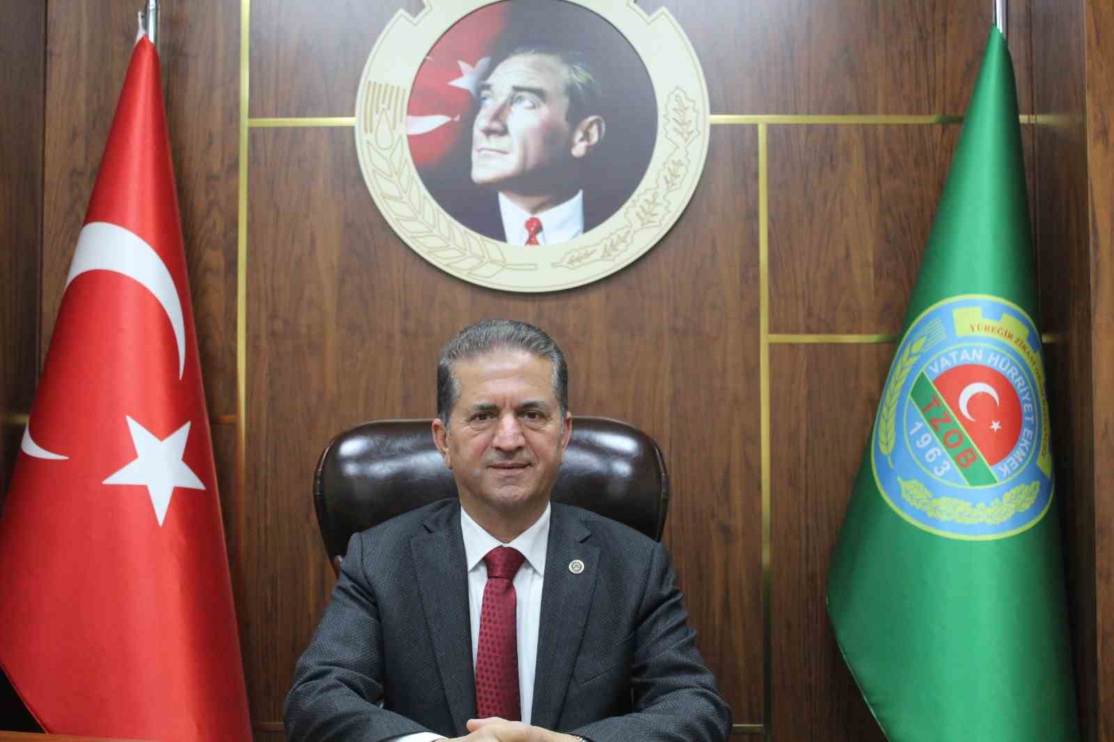 YÜREĞİR ZİRAAT ODASI BAŞKANI MEHMET AKIN DOĞAN, “’BİRÇOK CANI YİTİRDİĞİMİZ