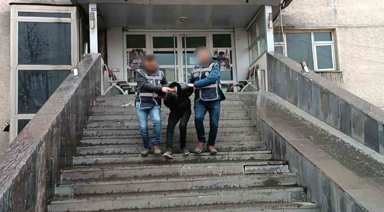 AĞRI’DA 7 SUÇ KAYDI BULUNAN HIRSIZ TUTUKLANDI