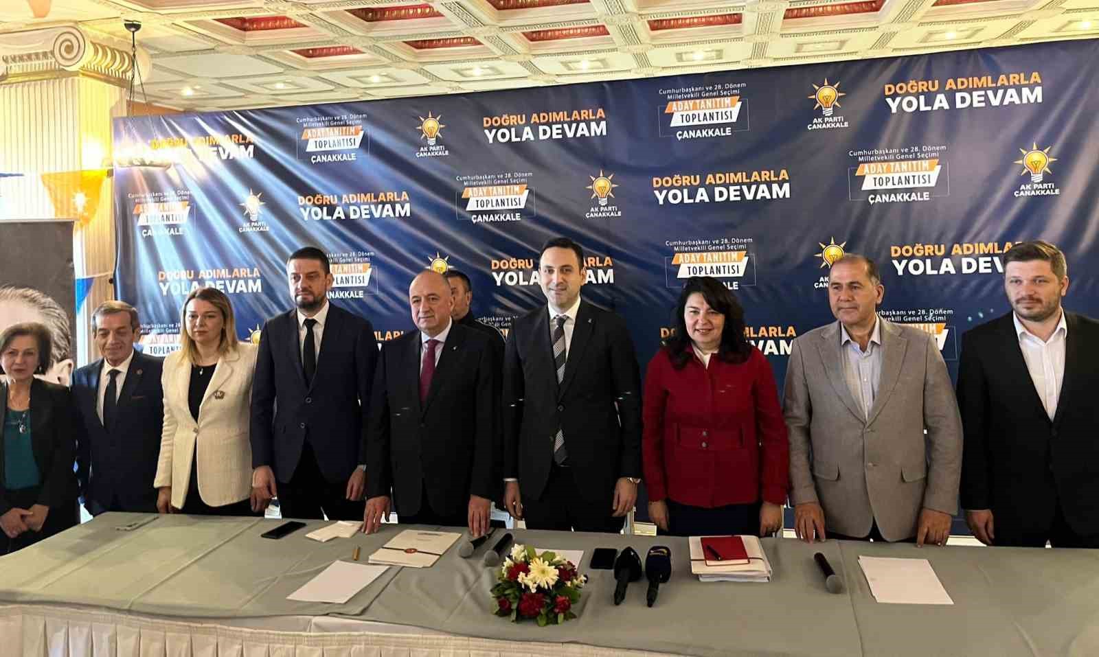 AK PARTİ ÇANAKKALE İL BAŞKANLIĞI TARAFINDAN DÜZENLENEN PROGRAMLA 28. DÖNEM