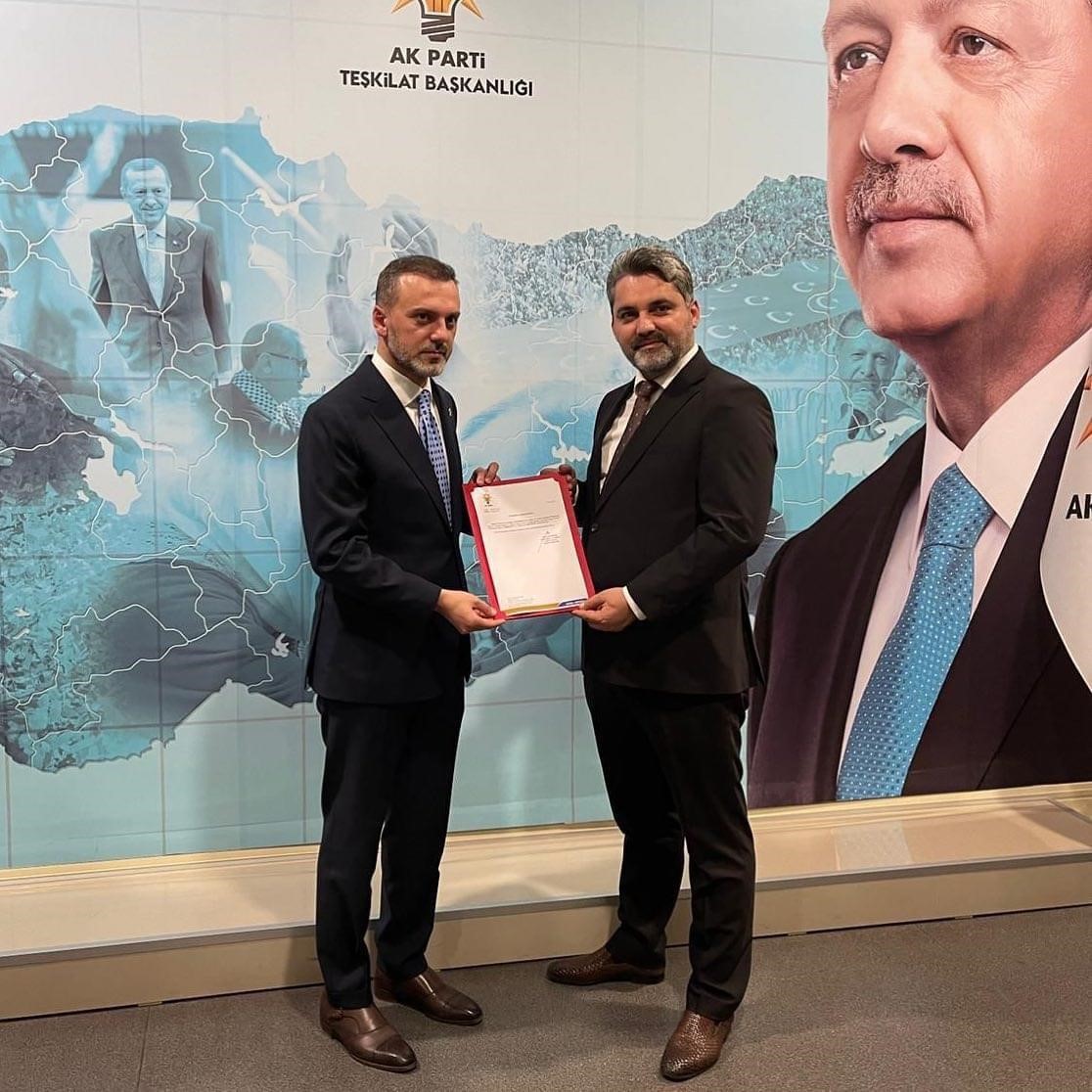 AK PARTİ KAYSERİ İL BAŞKANLIĞI GÖREVİNE VEKALETEN FATİH ÜZÜM ATANDI.