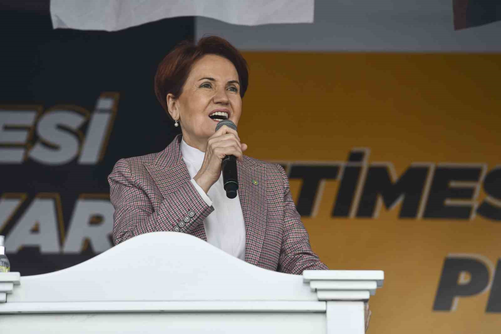 İYİ PARTİ GENEL BAŞKANI  MERAL AKŞENER VE ABB BAŞKANI