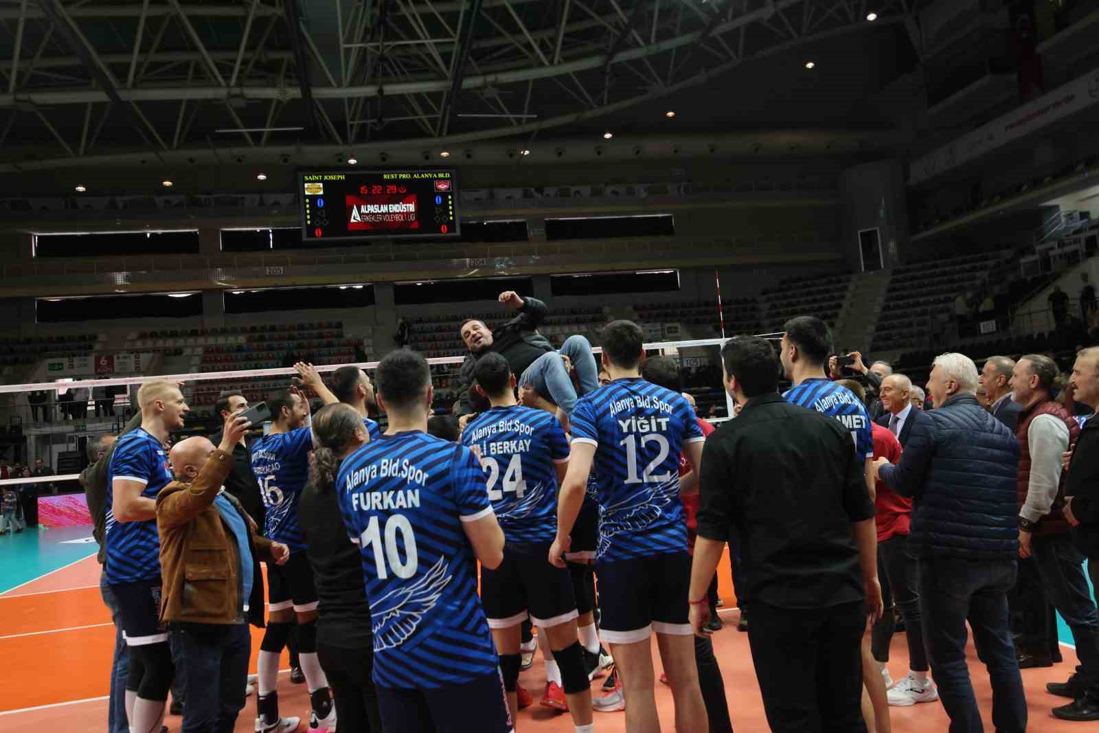 ANTALYA (İHA) - ALANYA BELEDİYESPOR ERKEK VOLEYBOL TAKIMI 1. LİG