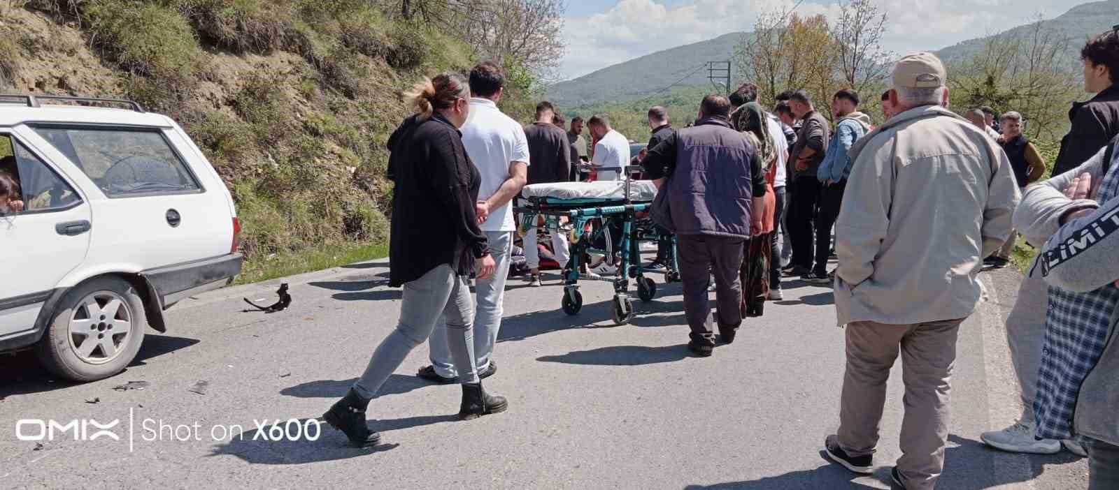 ZONGULDAK - ZONGULDAK'IN ALAPLI İLÇESİNDE  MOTOSİKLETİN OTOMOBİLE ÇARPMASI SONUCU