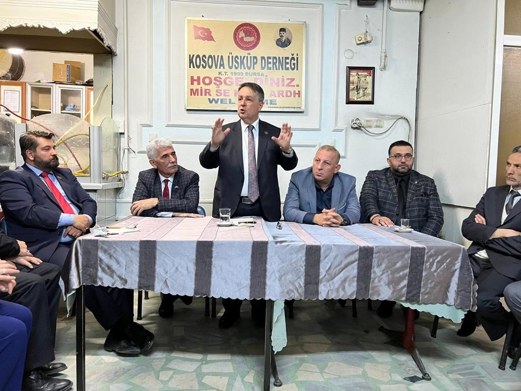 BÜYÜK BİRLİK PARTİSİ MİLLETVEKİLİ ADAYLARI KOSOVA ÜSKÜP TÜRKLERİ DERNEĞİ ÜYELERİ