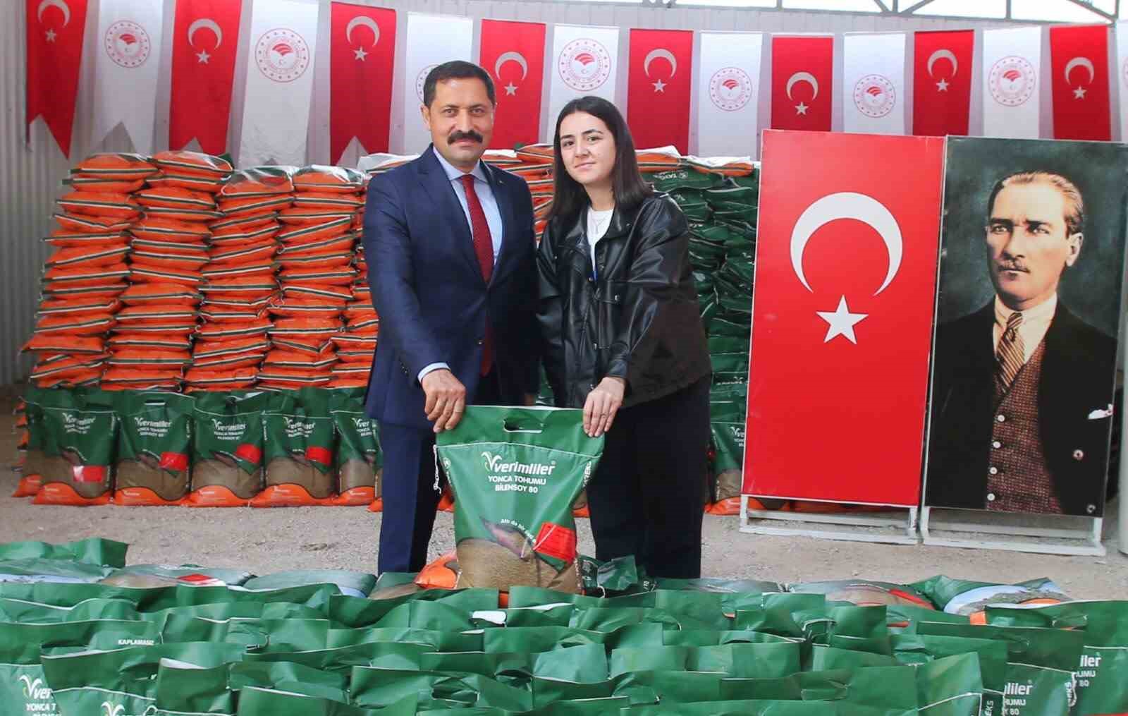 ‘AMASYA YEM BİTKİLERİ ÜRETİMİNİN GELİŞTİRİLMESİ VE YAYGINLAŞTIRILMASI PROJESİ’ ÇERÇEVESİNDEKİ DAĞITIM