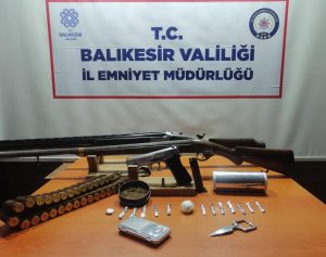Perşembe günü Bandırma Emniyet Müdürlüğüne bağlı ekiplerce yapılan operasyonla E.