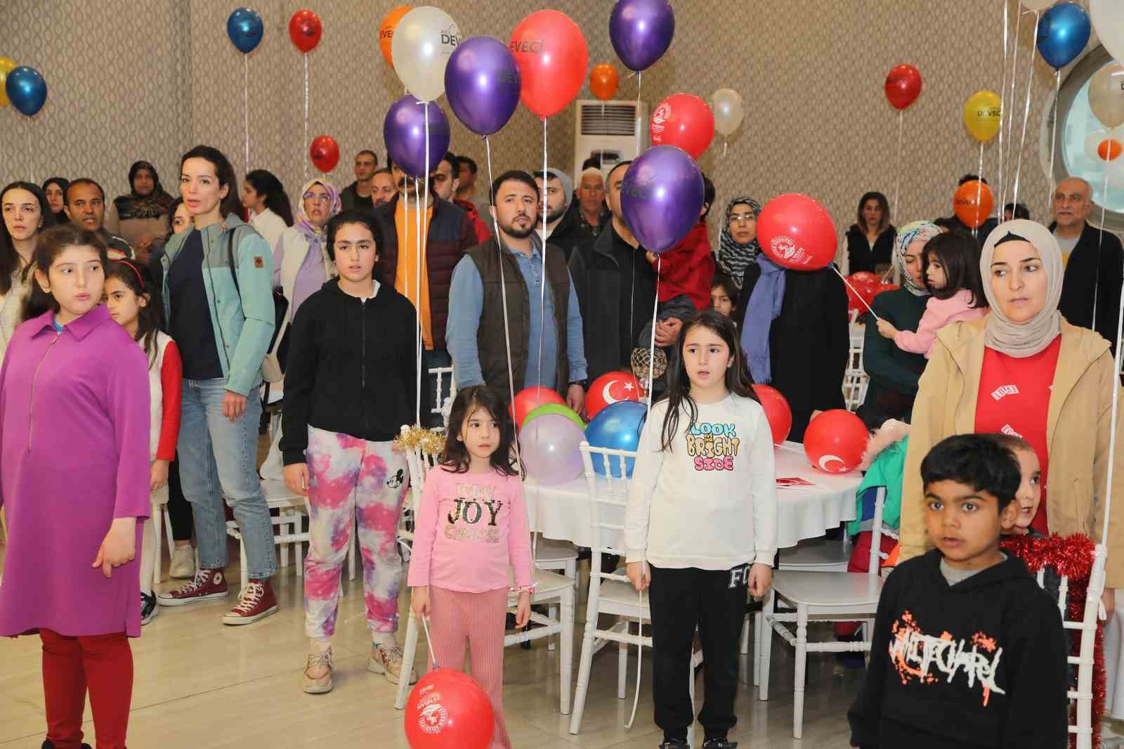 SAMSUN’UN ATAKUM İLÇESİNDE DEPREMZEDE ÇOCUKLAR İÇİN ÖZEL OLARAK 23 NİSAN