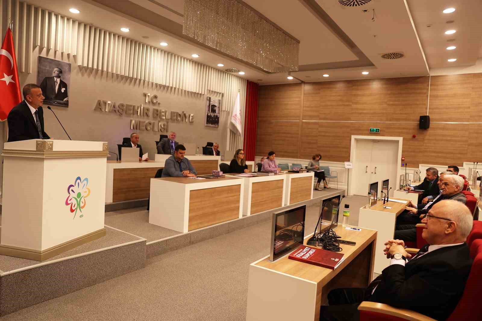 ATAŞEHİR BELEDİYESİ 2022 MALİ YILI FAALİYET RAPORU, ATAŞEHİR BELEDİYE MECLİSİ’NDE