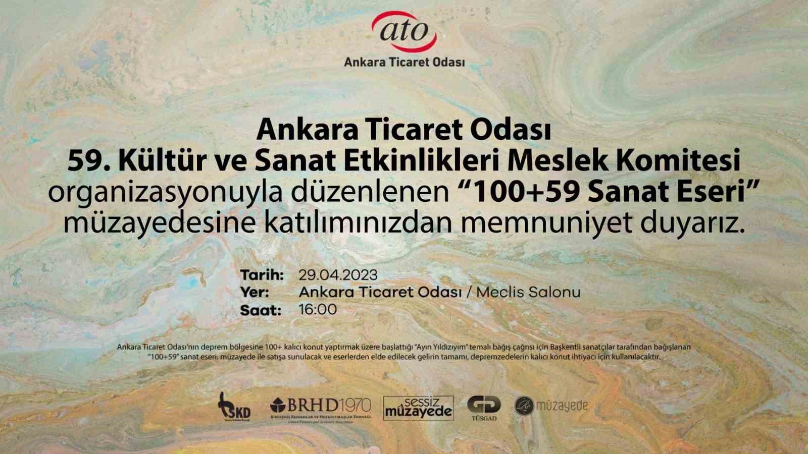 ATO'NUN 59 NO’LU KÜLTÜR VE SANAT ETKİNLİKLERİ MESLEK KOMİTESİ ORGANİZASYONUYLA