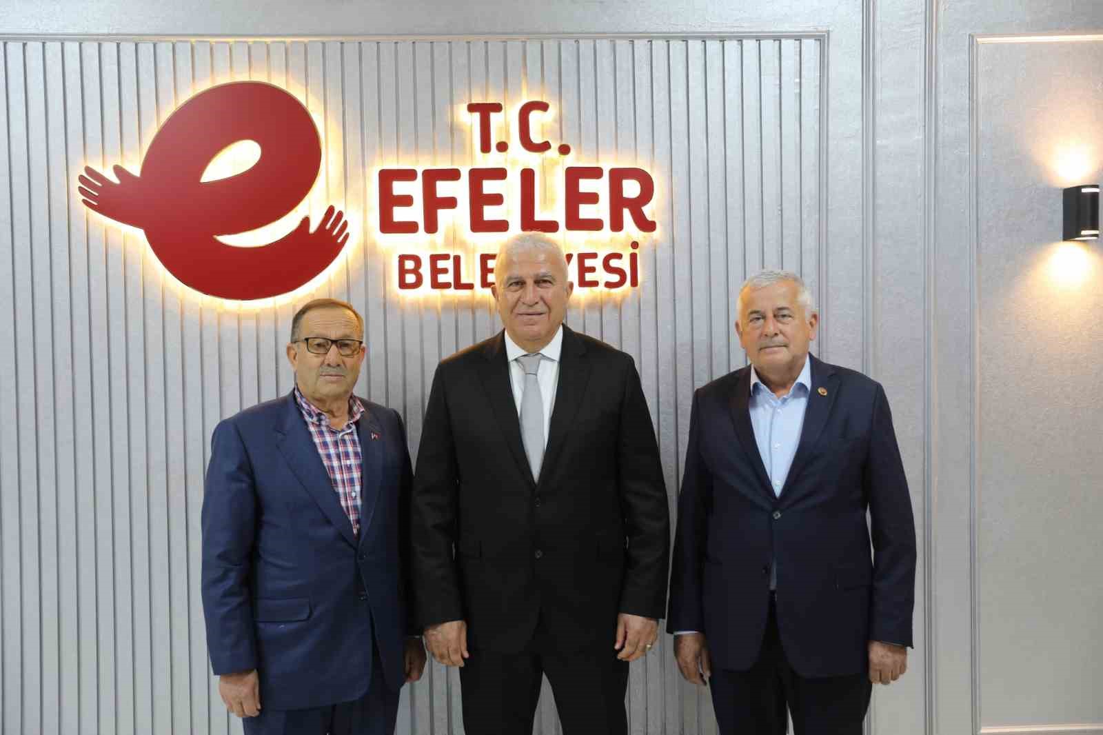 AYDIN TİCARET BORSASI YÖNETİMİ EFELER BELEDİYE BAŞKANI MEHMET FATİH ATAY'I