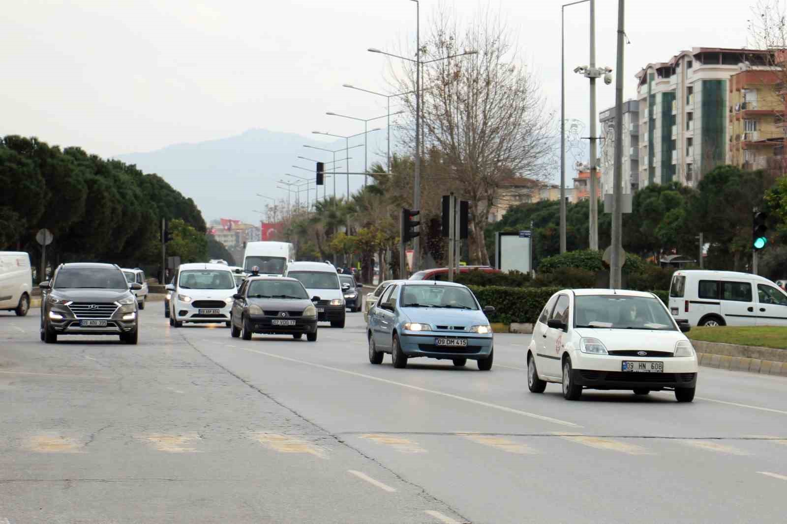 AYDIN’DA ŞUBAT AYINDA TOPLAM ARAÇ SAYISI 531 BİN 767 OLDU,