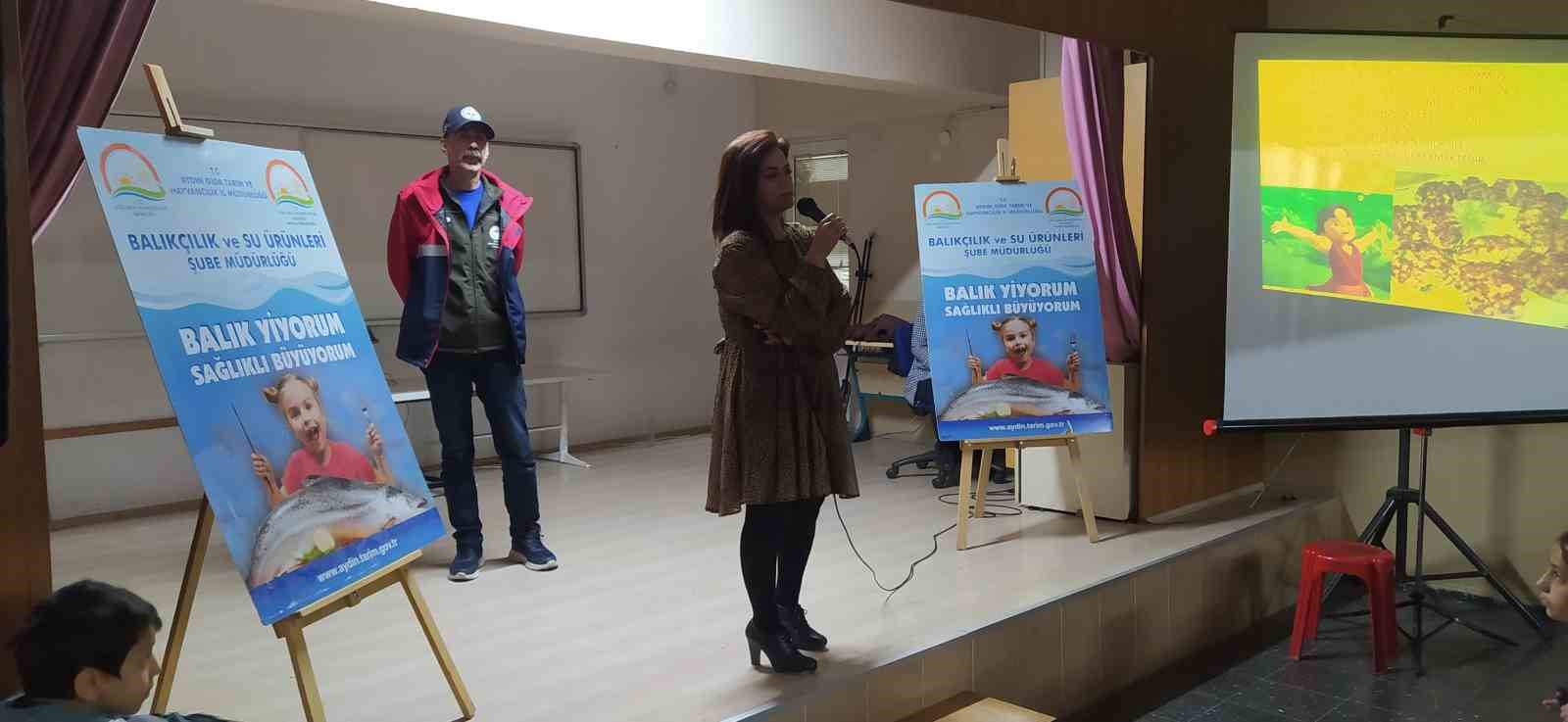 AYDIN’DA ÖĞRENCİLERE SU ÜRÜNLERİ EĞİTİMİ VERİLDİ