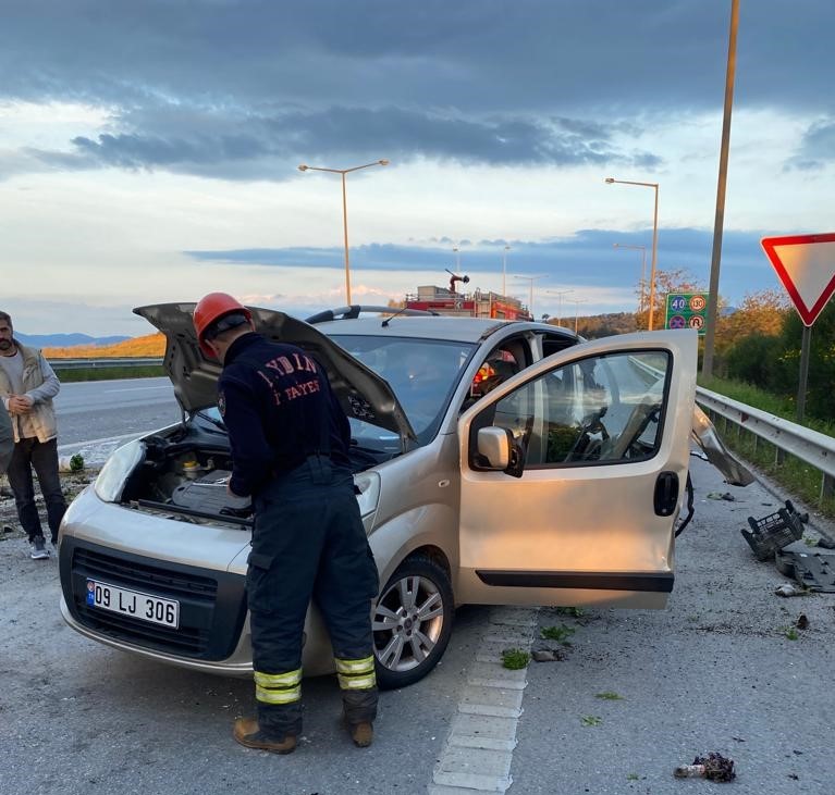 AYDIN’DA TRAFİK KAZASI: 2 YARALI