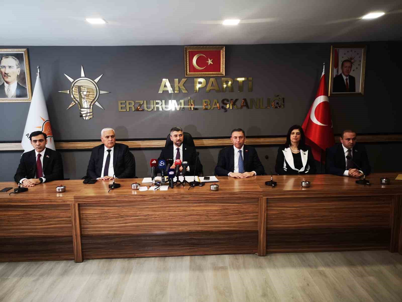 AZERBAYCAN PARLAMENTOSUNDAN DESTEK İÇİN CUMHURBAŞKANI İLHAM ALİYEV'İN TALİMATLARI İLE ERZURUM'A