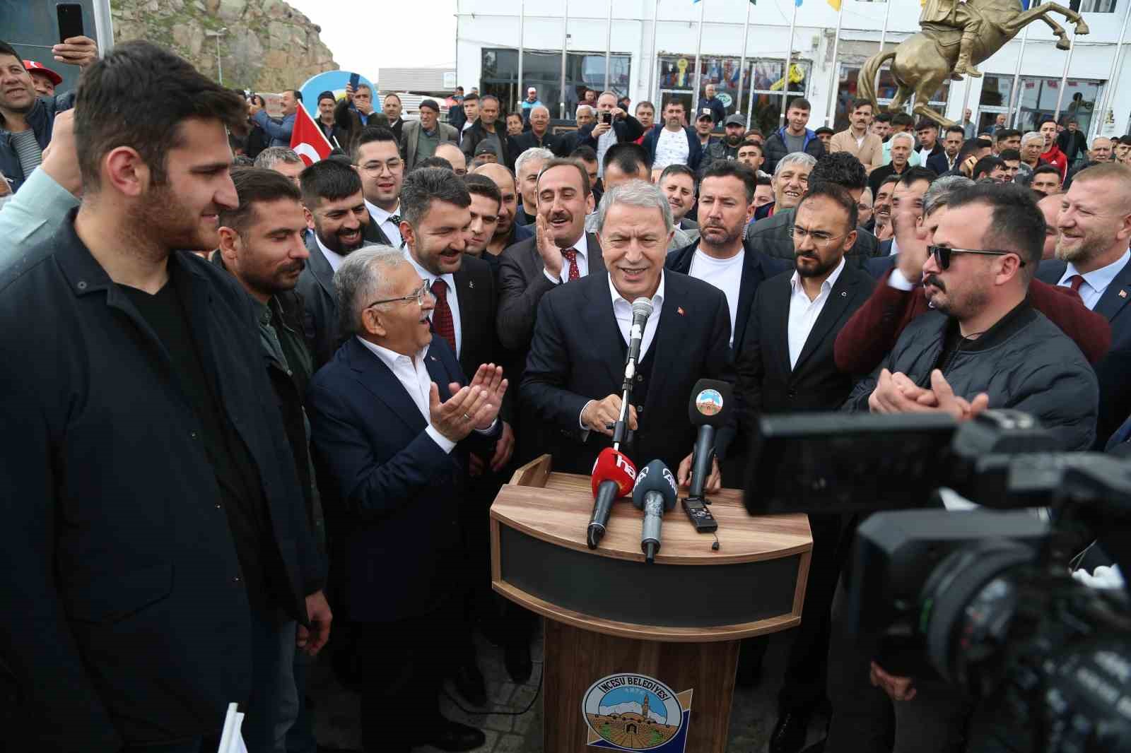 MİLLİ SAVUNMA BAKANI HULUSİ AKAR, KAYSERİ BÜYÜKŞEHİR BELEDİYE BAŞKANI DR.
