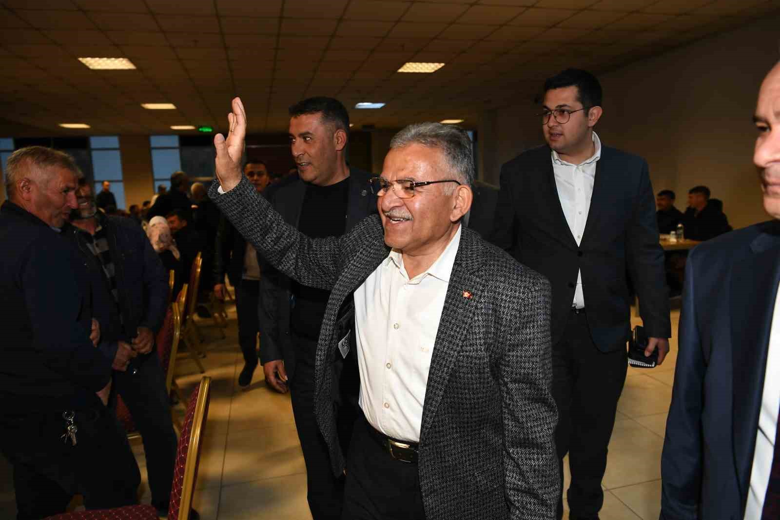 KAYSERİ BÜYÜKŞEHİR BELEDİYE BAŞKANI DR. MEMDUH BÜYÜKKILIÇ, MİLLİ SAVUNMA BAKANI