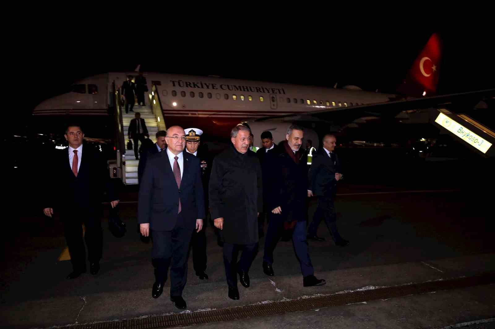 MİLLİ SAVUNMA BAKANI HULUSİ AKAR VE MİT BAŞKANI HAKAN FİDAN,