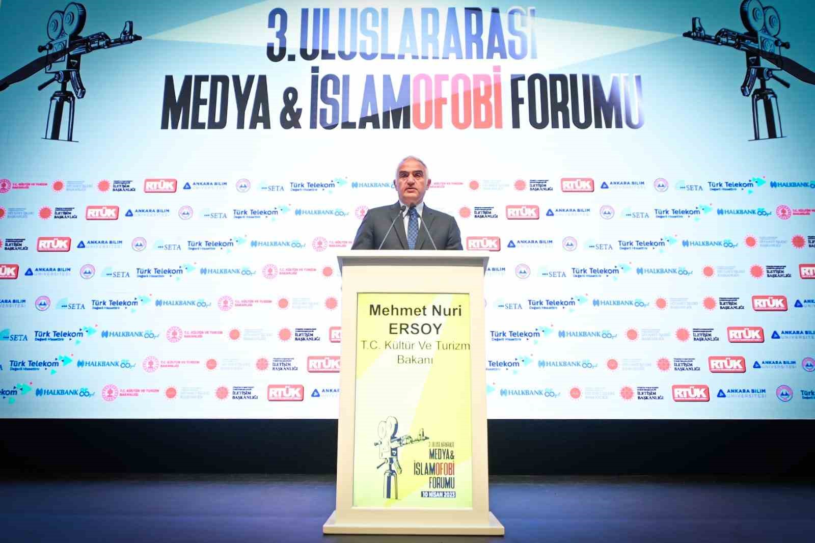 KÜLTÜR VE TURİZM BAKANI MEHMET NURİ ERSOY, “KİMSENİN KUTSALINA, İNANCINA