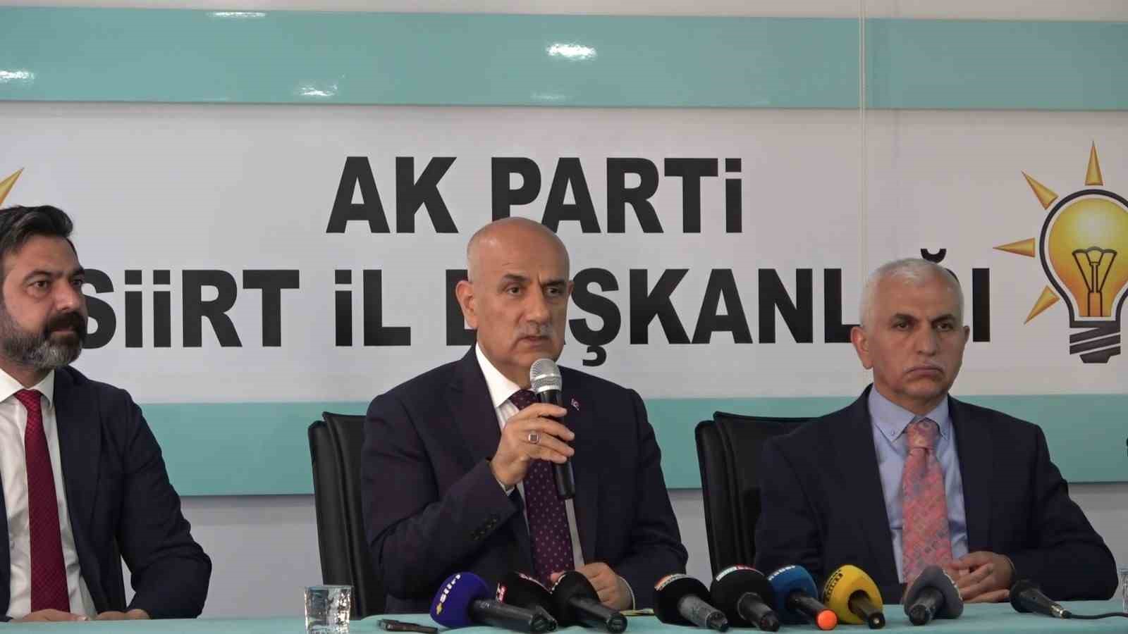 TARIM VE ORMAN BAKANI PROF. DR. VAHİT KİRİŞCİ, SİİRT AK