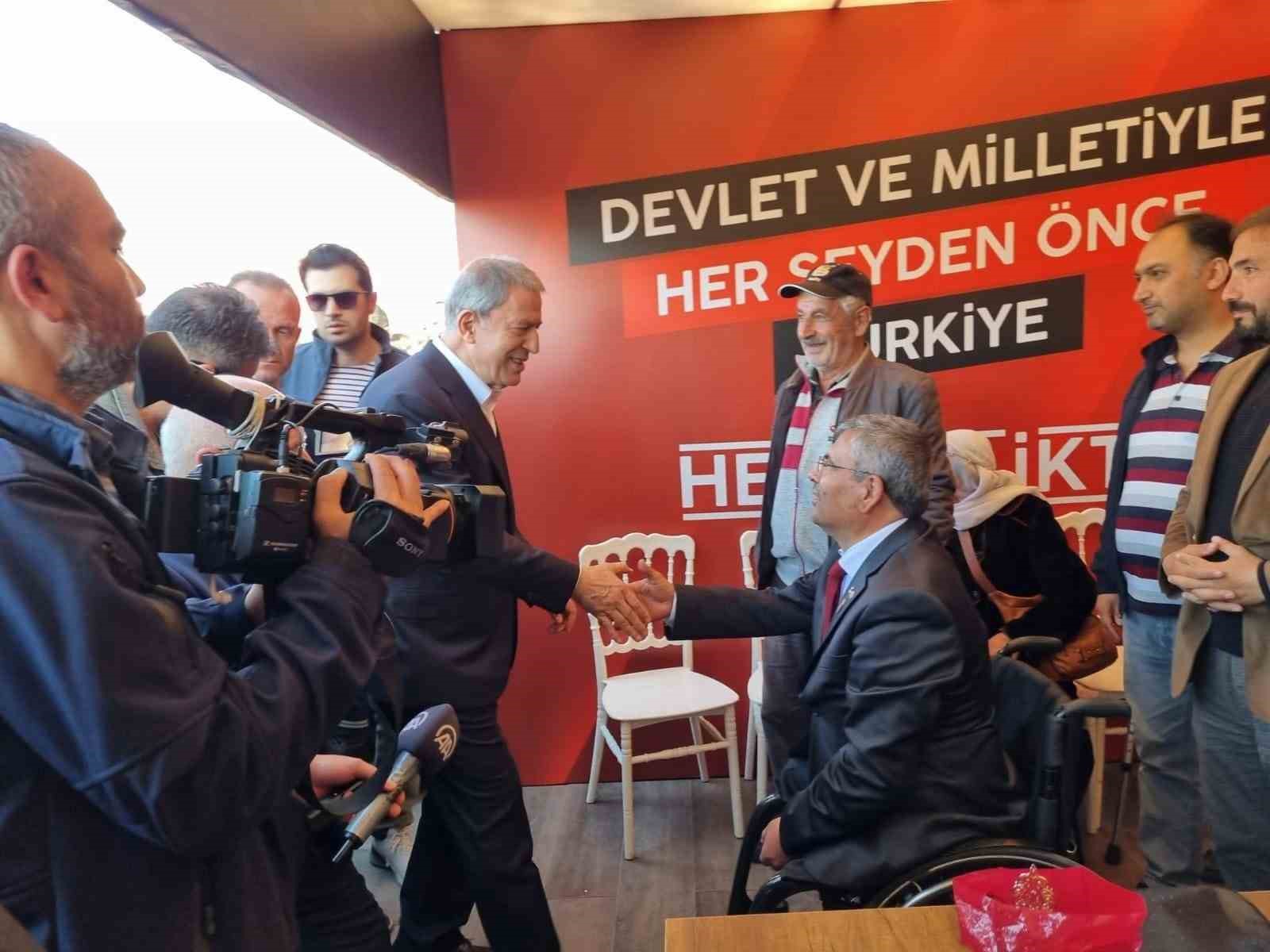 MHP KAYSERİ MİLLETVEKİLİ BAKİ ERSOY; MİLLİ SAVUNMA BAKANI HULUSİ AKAR