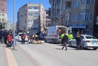 BANDIRMA'DA MOTOSİKLETTEN DÜŞEN GENÇ YARALANDI