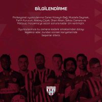 SPOR TOTO 1. LİG EKİPLERİNDEN BANDIRMASPOR'DA, SOSYAL MEDYA HESABINDAN YAPILAN