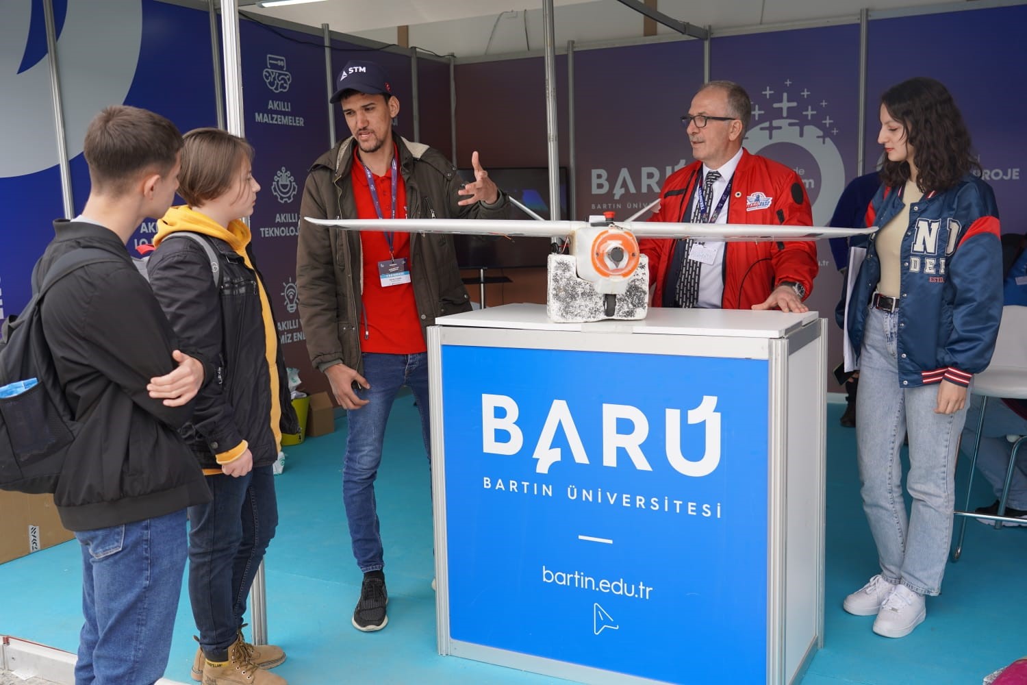 BARTIN ÜNİVERSİTESİNİN (BARÜ) PAYDAŞI OLDUĞU TEKNOFEST 2023’TEKİ YOĞUN İLGİ GÖREN