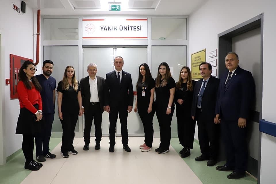 ZONGULDAK BELEDİYE BAŞKANI DR. ÖMER SELİM ALAN, ATATÜRK DEVLET HASTANESİ'NDE