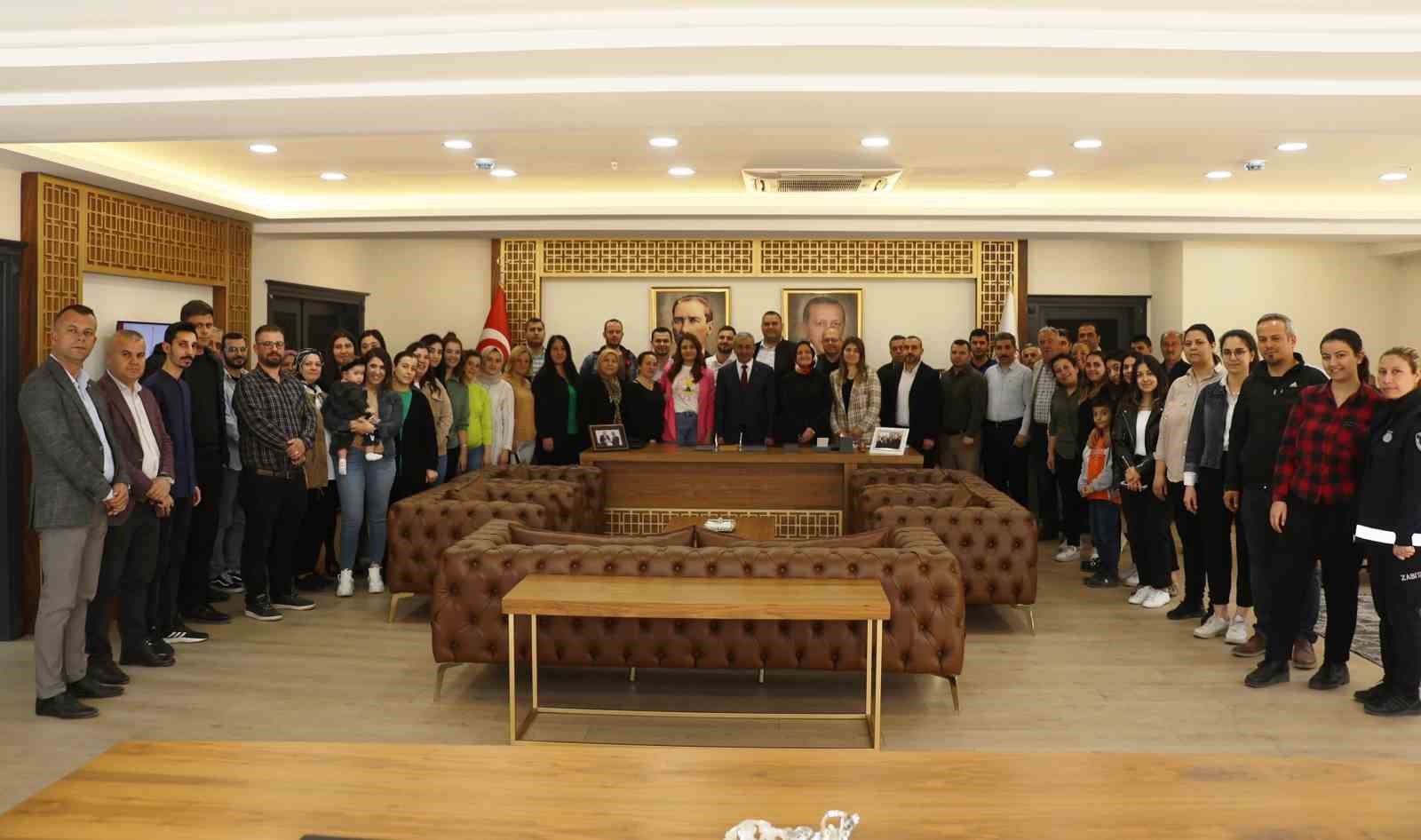 KOÇARLI BELEDİYE BAŞKANI NEDİM KAPLAN, RAMAZAN BAYRAMININ ARİFE GÜNÜNDE GERÇEKLEŞEN