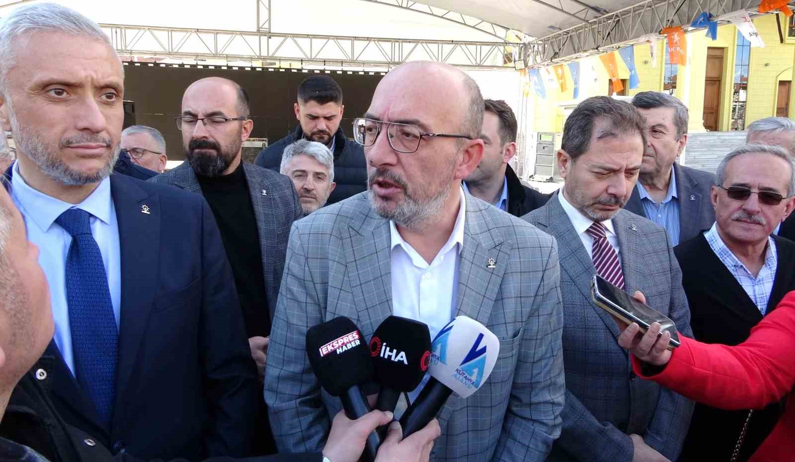 AK PARTİ KÜTAHYA İL BAŞKANI MUSTAFA ÖNSAY, CHP KÜTAHYA MİLLETVEKİLİ