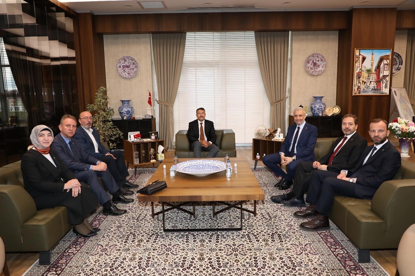 BAŞKAN ÖNSAY VE MİLLETVEKİLİ ADAYLARI VALİ ÇELİK'İ ZİYARET ETTİ