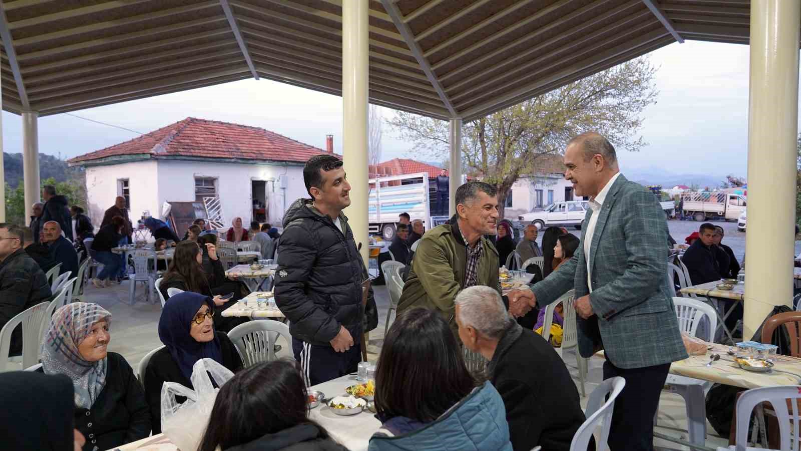 ORTACA BELEDİYE BAŞKANI ALİM UZUNDEMİR YEŞİLYURT MUHTARLIĞININ İFTAR PROGRAMINA KATILDI