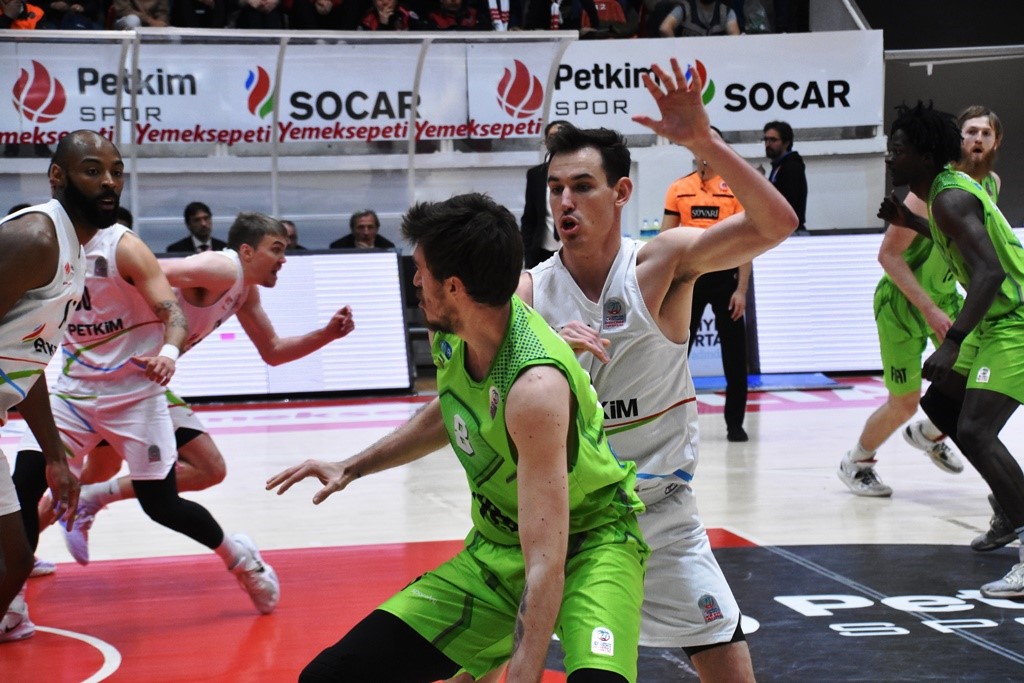 TÜRKİYE SİGORTA BASKETBOL SÜPER LİGİ: ALİAĞA PETKİMSPOR: 85 - 
