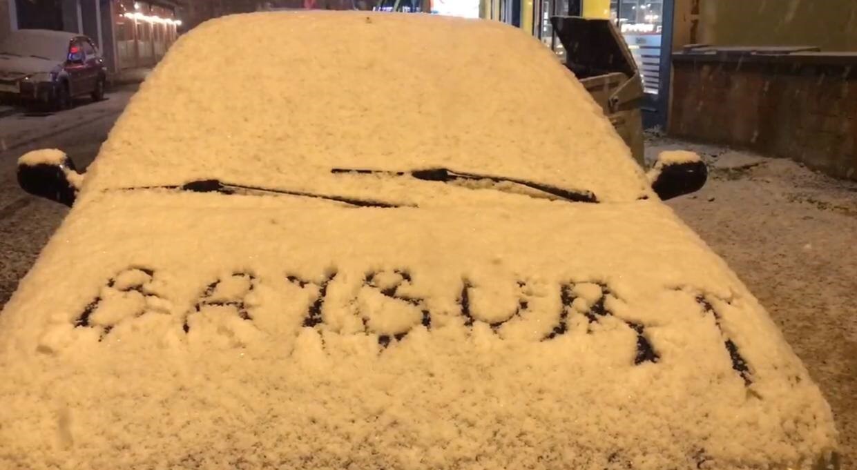 BAYBURT’TA KAR YAĞIŞI ETKİLİ OLDU